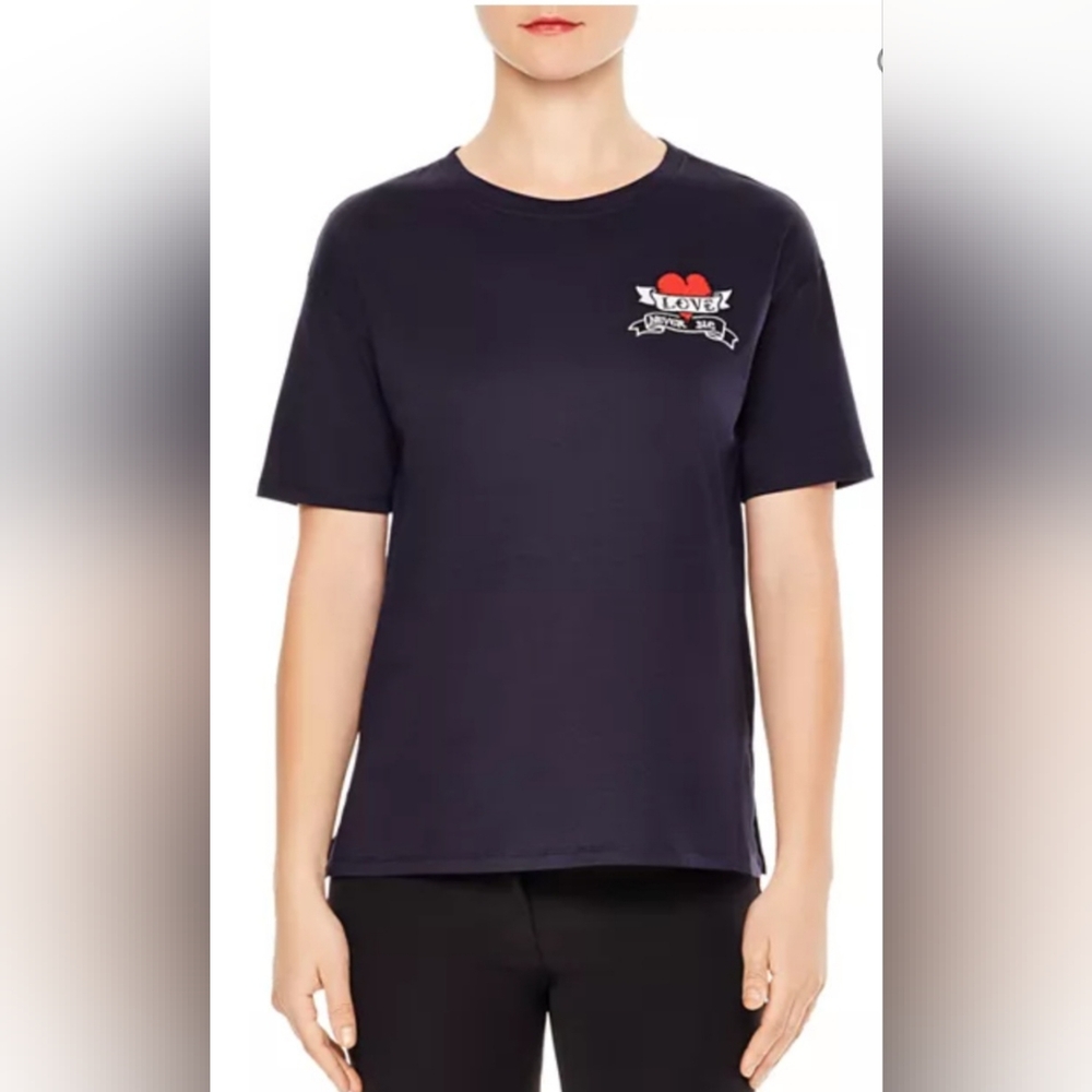 Sandro Eden "Love never die" Graphic Tee. Size 1 (Small)